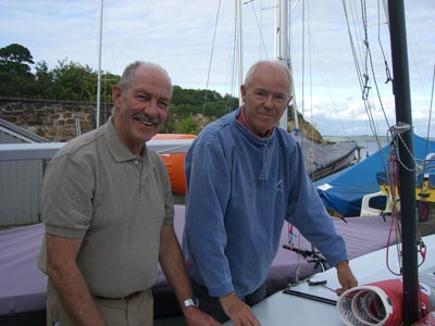 Chris & Tony before their epic sail