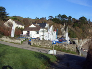 The Clubhouse and dinghy park