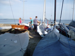 Preparing to sail
