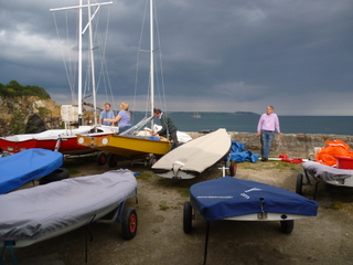 dinghy park in August