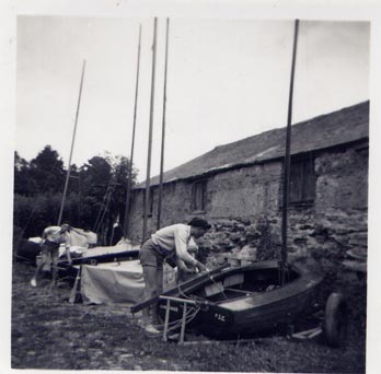 1950s picture of the Club Yard